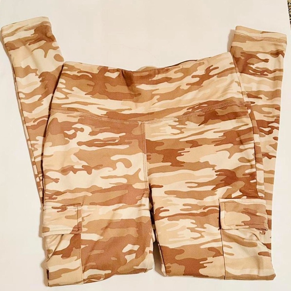 ULTRA FLIRT Brown Camo Pocket Leggings - Picture 3 of 4